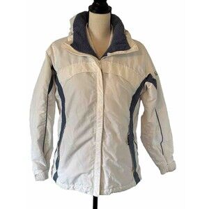 Columbia Sportswear Co. Women’s Jacket White With Carolina Blue Accents Size SM